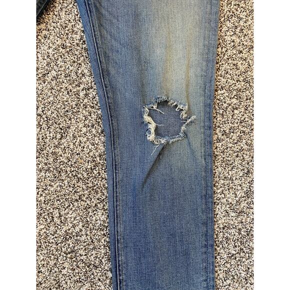 Rag & Bone Jeans Womens Size 27 Dash Distressed Blue Skinny Blue Casual Festival - Picture 7 of 14
